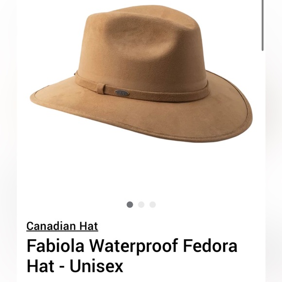 NWT Canadian Hat Company Fabiola Waterproof Hat size Medium in Camel - Picture 5 of 11